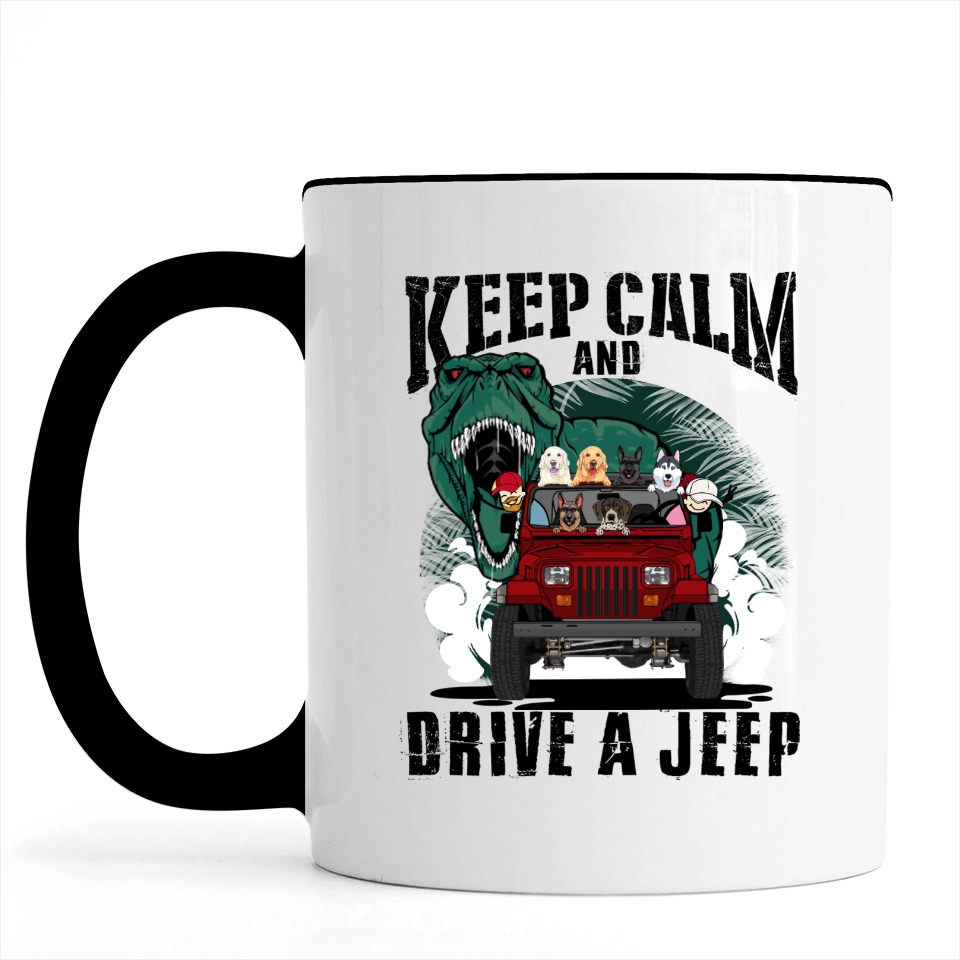 Jeep Wrangler Keep Calm And Drive Personalized Accent Mug Perfect Gift Idea Funny Custom Gift - QH-1935738