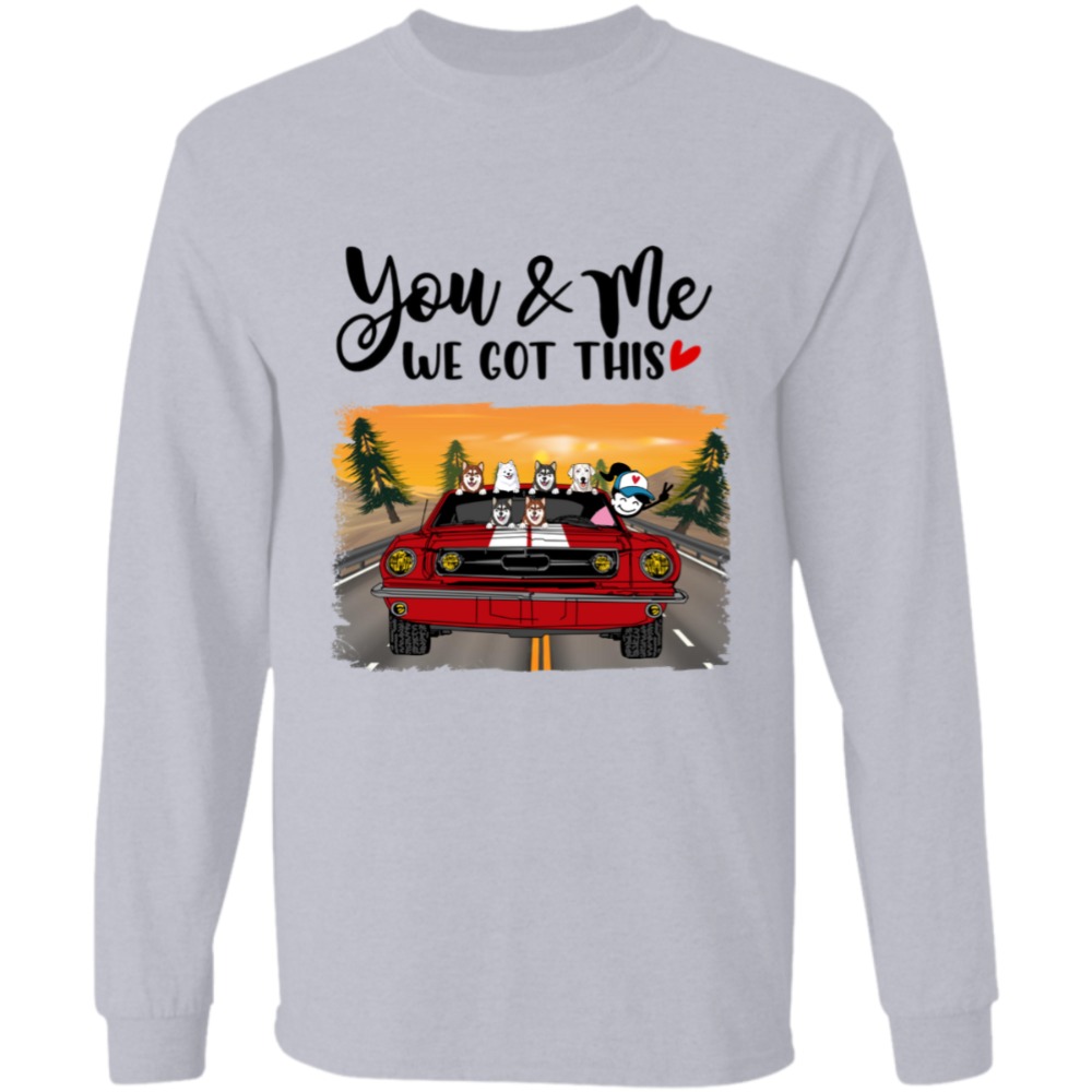 Ford mustang I love you to the moon and back pet dog cat parrot rabbit personalized long sleeve perfect gift idea funny custo