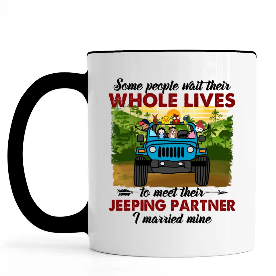 Jeep wrangler jk yj some people wait their whole lives to meet add text customize quote husband wife valentine's day personal