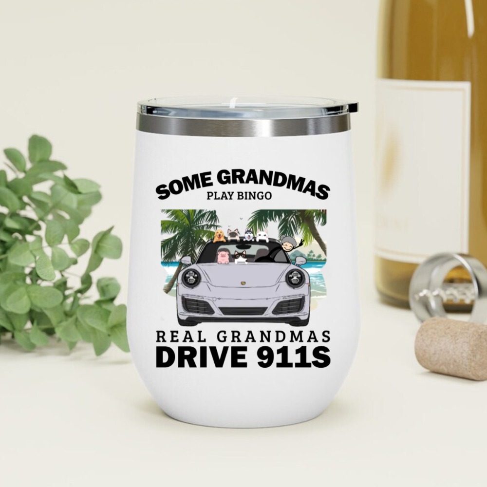 Porsche 911 some grandmas play bingo real grandmas drive 911s funny nana mimi grandparent grandmother gift personalized Insul