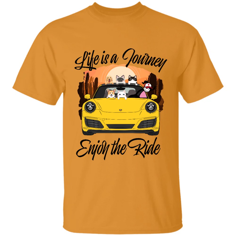 Porsche 911 life is a journey enjoy the ride personalized Tie Dye T-Shirt - BT - 9478812