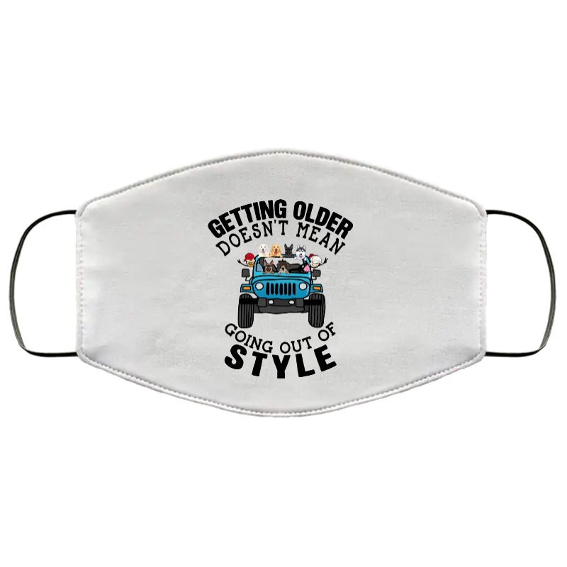 Jeep Wrangler Getting Older Doesn't Mean Going Out Of Style Funny Gift for Classic Offroad Drivers Vintage Jeepers personaliz