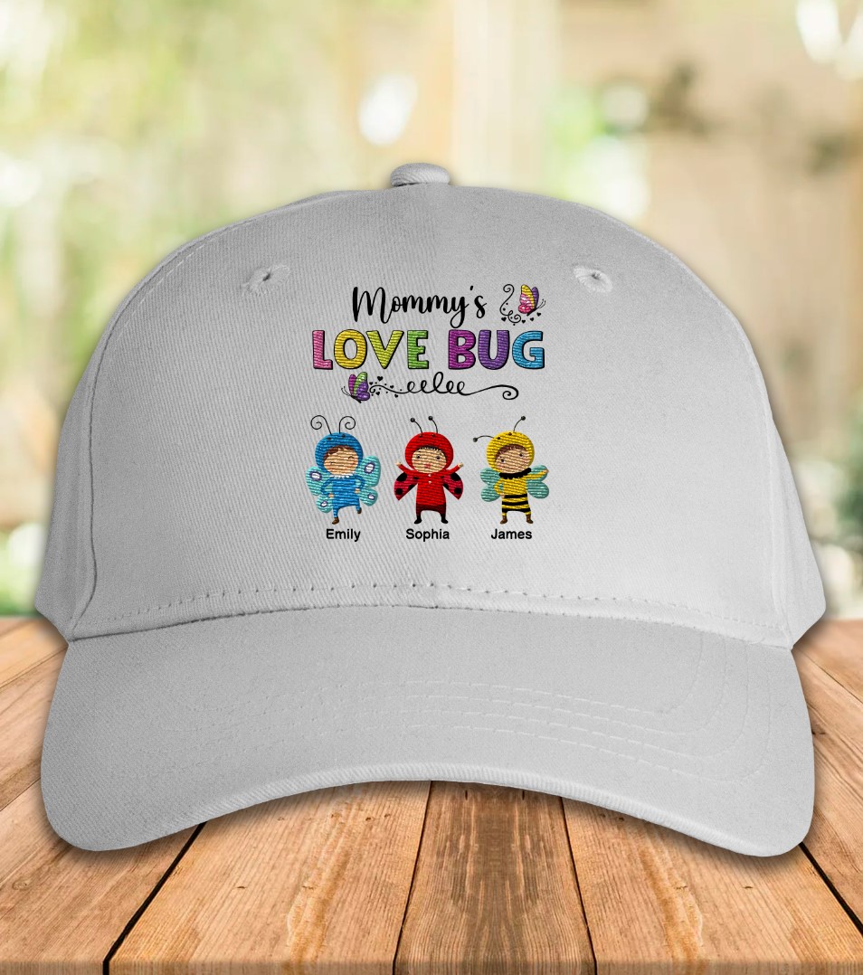 Grandma‘s Bugs Colorful Gift For Grandma Personalized Embroidered Cap Perfect Gift Idea Funny Custom Gift - TN - 4282997