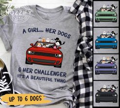 Pet dog cat a girl his dog her pet dog cat his challenger her challenger personalized shirt hoodie perfect gift idea funny custom gift – TGV