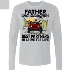 Jeep wrangler husband and wife you and me best jeeping partners for life personalized men's premium ls perfect gift idea funny custom gift- GG