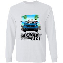 Honda CR-V dog cat turtle pet kid CR-V girl personalized long sleeve shirt perfect gift idea funny custom gift - HD - 8392648