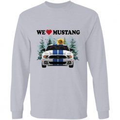 I love we love mustang personalized long sleeve shirt perfect gift idea funny custom gift - QH - 5265254