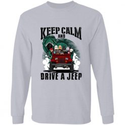 Jeep Wrangler Keep Calm And Drive Personalized Long Sleeve Shirt Perfect Gift Idea Funny Custom Gift - QH-1935738