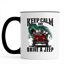 Jeep Wrangler Keep Calm And Drive Personalized Accent Mug Perfect Gift Idea Funny Custom Gift - QH-1935738