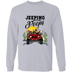 Jeep wrangler jeeping with my peeps pet dog cat duck parrot rabbit jeeping off-roading adventure personalized long sleeve perfect gift idea funny custom gift - GG - 6224649