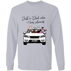 Honda Accord just a girl who loves Accords and coffee personalized long sleeve shirt - BT - 9209370