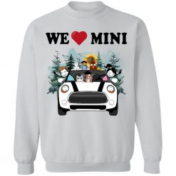 I love we love MINI personalized sweat shirt perfect gift idea funny custom gift - QH - 5824051