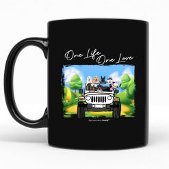 Jeep coffee dog cat one life one love personalized coffee mug perfect gift idea funny custom gift - HD - 1609710