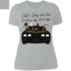 Pontiac Trans Am 1979 just a girl who loves Pontiacs and coffee personalized ladies' boyfriend t-shirt - BT