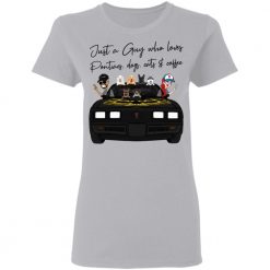 Pontiac Trans Am 1979 just a girl who loves Pontiacs and coffee personalized gildan ladies' 5.3 oz. t-shirt - BT
