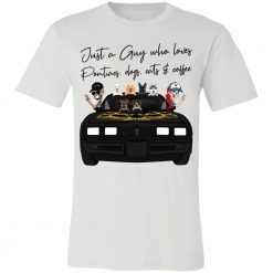 Pontiac Trans Am 1979 just a girl who loves Pontiacs and coffee personalized unisex jersey short sleeve t-shirt - BT