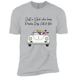 Porsche 356 just a girl who loves Porsches and coffee personalized premium short sleeve - BT-8828521