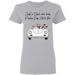 Porsche 356 just a girl who loves Porsches and coffee personalized 5.3 oz. t-shirt - BT-8828521