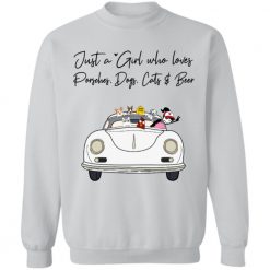 Porsche 356 just a girl who loves Porsches and coffee personalized pullover sweatshirt - BT-8828521