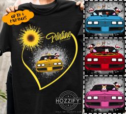 Pontiac sunflower pet kid dog cat choosing custom driver personalized t-shirt perfect gift idea - QH - 0532930