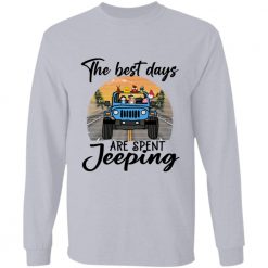 Jeep wrangler over the mountains and through the woods jeeping off roading adventure personalized long sleeve t-shirt perfect gift idea funny custom gift - GG - 7425799