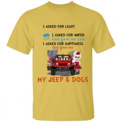 Jeep i asked for light god gave me sun personalized tie dye t-shirt perfect gift idea funny custom gift - HD - 9525495