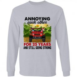 Jeep wrangler ride jeep together last forever husband and wife riding jeeping partners for life personalized long sleeve shirt perfect gift idea - GG - 8786759