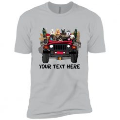 Jeep coffee wine beer kid dog cat pet alpacas your text here personalized name premium short sleeve T-shirt perfect gift idea funny custom gift - NH-8829215