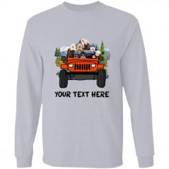 Jeep Wrangler dog cat pet coffee wine your text here choosing driver custom name personalized name long sleeve perfect gift idea funny custom gift - NH - 4543103
