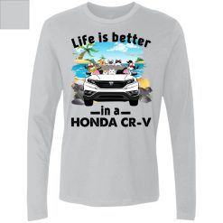 Honda CR-V coffee wine dog pet life is better in a Honda CR-V personalized men's premium ls perfect gift idea funny custom gift - NH - 2200033
