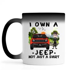 Jeep collection custom owner I own a jeep not just a color changing mug personalized perfect gift idea funny custom gift - QH - 7053524