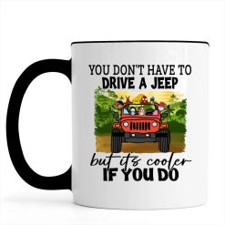 Jeep wrangler jk yj the American legend established since customize year jeep lover dog cat personalized accent mug perfect gift idea funny custom gift - GG-9713669