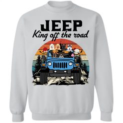 Jeep wrangler jk yj go anywhere do anything adventure lover off roading buddies dog cat duck personalized sweatshirt funny custom perfect gift idea - GG - 7596639
