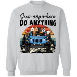 Jeep wrangler jk yj jeep king of the road adventure off roading jeep girl jeep man dog cat duck parrot personalized sweatshirt funny custom perfect gift idea - GG - 4157549