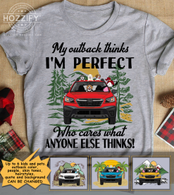 Subaru outback 2022 my bronco thinks I'm perfect who cares what anyone else thinks adventure lover personalized t-shirt perfect gift idea funny custom gift - GG - 7975149