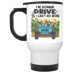 Jeep wrangler jk yj rain makes mud makes fun add text custom names mudding adventure off roading begins personalized white travel mug funny custom perfect gift idea - GG-9622759