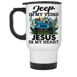 Jeep wrangler jk yj life is a journey best traveled together husband wife girlfriend boyfriend valentine personalized white travel mug funny custom perfect gift idea - GG-7970639