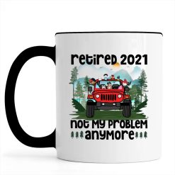 Jeep wrangler jk yj this girl lady old woman picks mud over makeup everyday adventure wheeling off roading personalized Accent Mug funny custom perfect gift idea - GG - 8519968