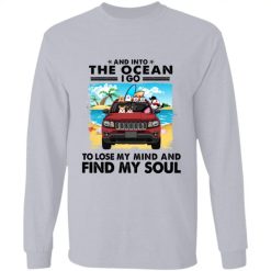 Jeep compass just a girl who loves jeep and beach couple wife husband in car summer flip flop white sand ocean vibe holiday family funny gift personalized long sleeve shirt - BT - 0377962
