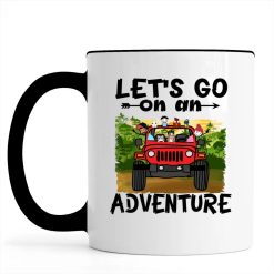 Jeep wrangler jk yj let's go on an adventure off roading jeep owner driver lover personalized Accent Mug funny custom perfect gift idea - GG - 2463249