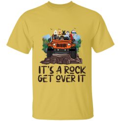 Jeep it's a rock get over it personalized tie dye t-shirt perfect gift idea funny custom gift - HD - 7401166
