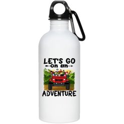 Jeep wrangler jk yj just a bronco girl living the jeep life bronco owner driver lover personalized water bottle funny custom perfect gift idea - GG - 5260029