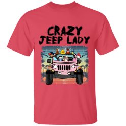 Jeep wrangler crazy jeep lady personalized tie dye t-shirt perfect gift idea funny custom gift - GG-5852377