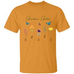 Family Grandma mama Watercolor Flowers Garden personalized tie-dye t-shirt perfect gift idea - QH - 1990100