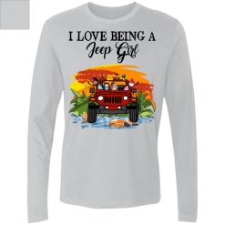 Jeep wrangler driver love being a jeep old man jeep papa jeep boy pet dog cat parrot rabbit personalized Men's Premium LS perfect gift idea funny custom gift - GG - 8222979