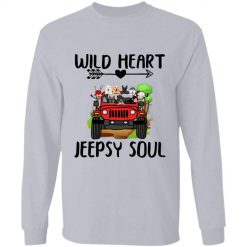 Jeep hippie wild heart jeepsy soul couple gift personalized long sleeve perfect gift idea funny custom gift - HD-6354916