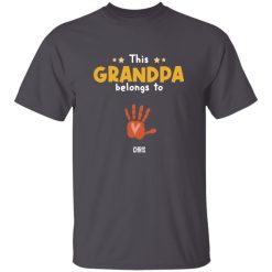 Family dad daddy grandpa mom mommy grandma belongs to hand paw personalized Tie Dye T-Shirt perfect gift idea - QH - 6744623