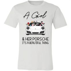 Porsche 911 a girl and her Porsche it's a beautiful thing personalized Jersey Short Sleeve TShirt perfect gift idea funny custom gift - HD - 5021448