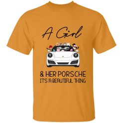 Porsche 911 a girl and her Porsche it's a beautiful thing personalized Tie Dye T-Shirt perfect gift idea funny custom gift - HD - 5021448