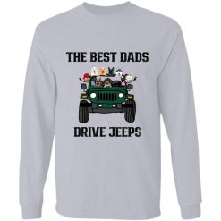 Jeep grandpa dad the best dads drive Jeeps personalized long sleeve t-shirt perfect gift idea funny custom gift - HD - 9850869